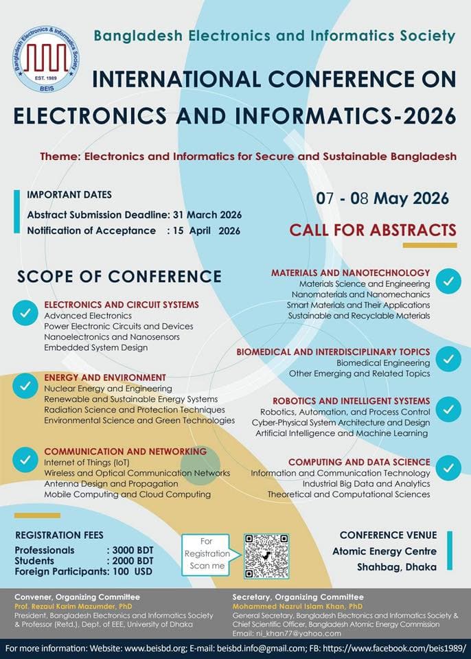 ICEI2026 conference flyer